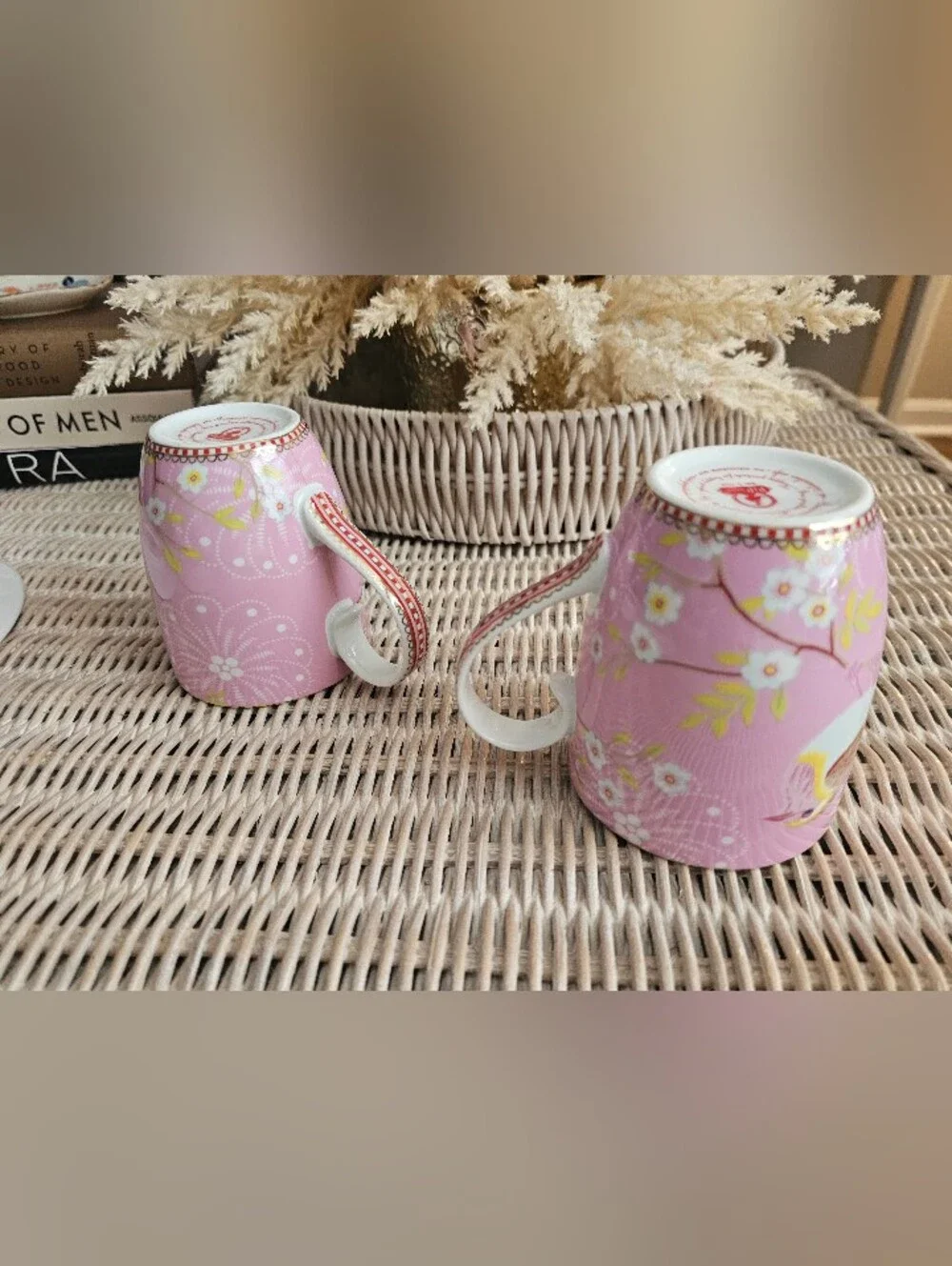 Pip Studio Pink Early Bird Mugs & Plates Porcelain Set